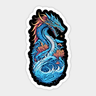 Dragon Water Sticker